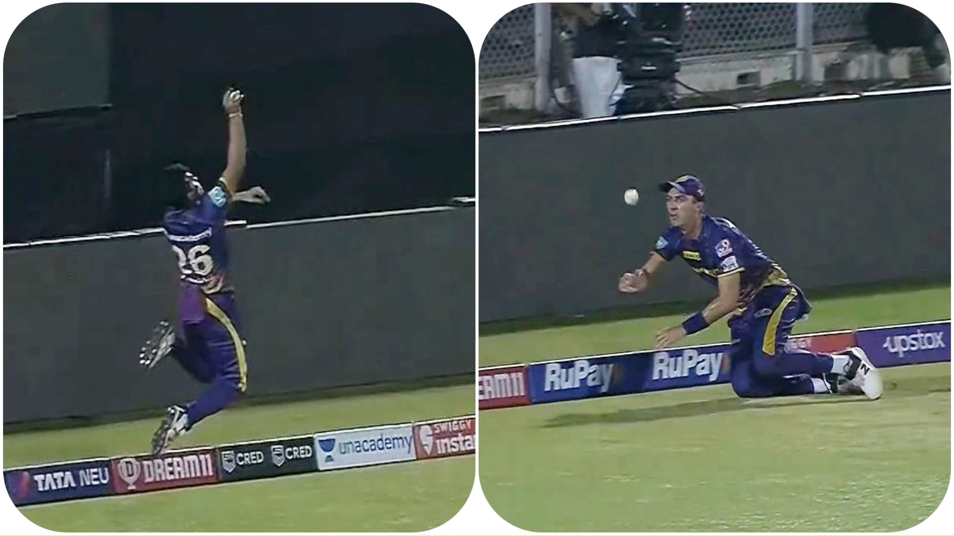 IPL 2022 KKR vs RR Match Photos: Dhanashree Verma Interviews Yuzvendra Chahal After Hattrick Photos; Chahal Celebration, Pat Cummins Shivam Mavi Catch; Obed McCoy Pushpa Raj Celebration Photos