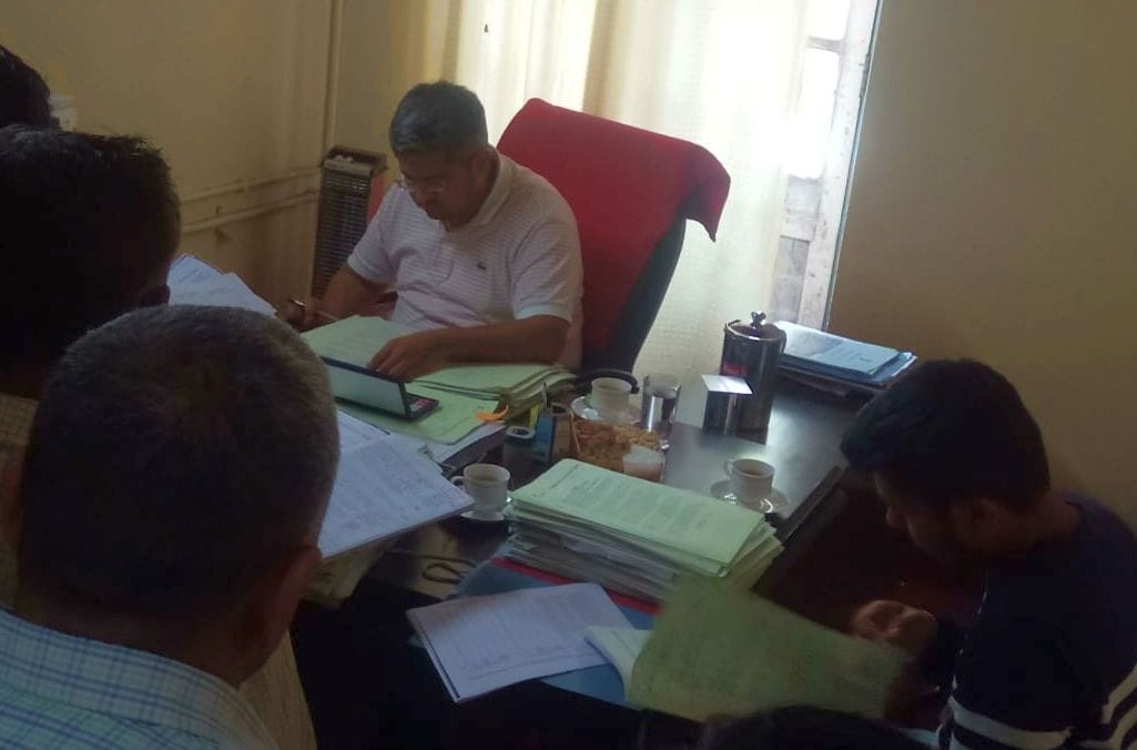 DC did surprise inspection of Tehsil office