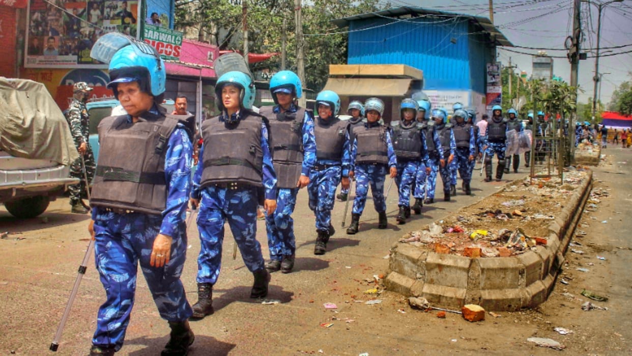 Jahangirpuri violence Heavy police deployment to continue in Jahangirpuri area till condition gets normal