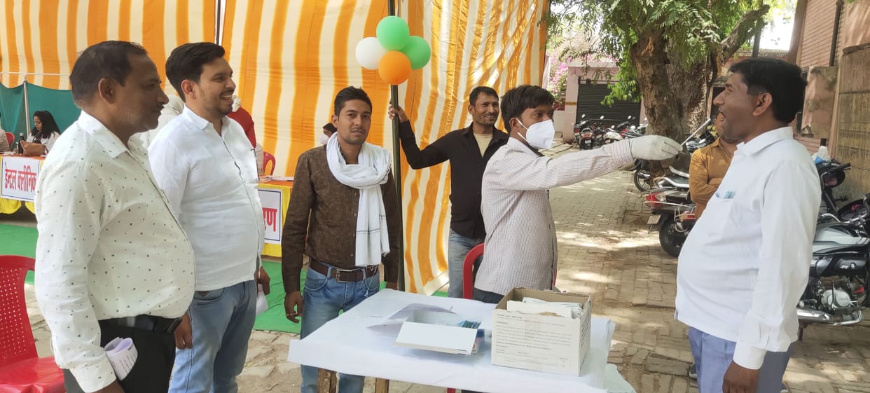 The MLA got the test done in the health fair, diabetes turned out to be