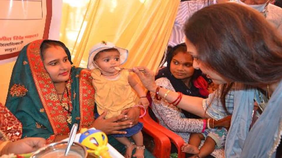 health fair organized in District Joint Hospital inaugurated by Chief Guest MP Hema Malini