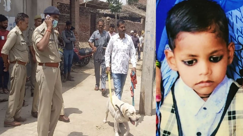 father killed four year old son in firozabad