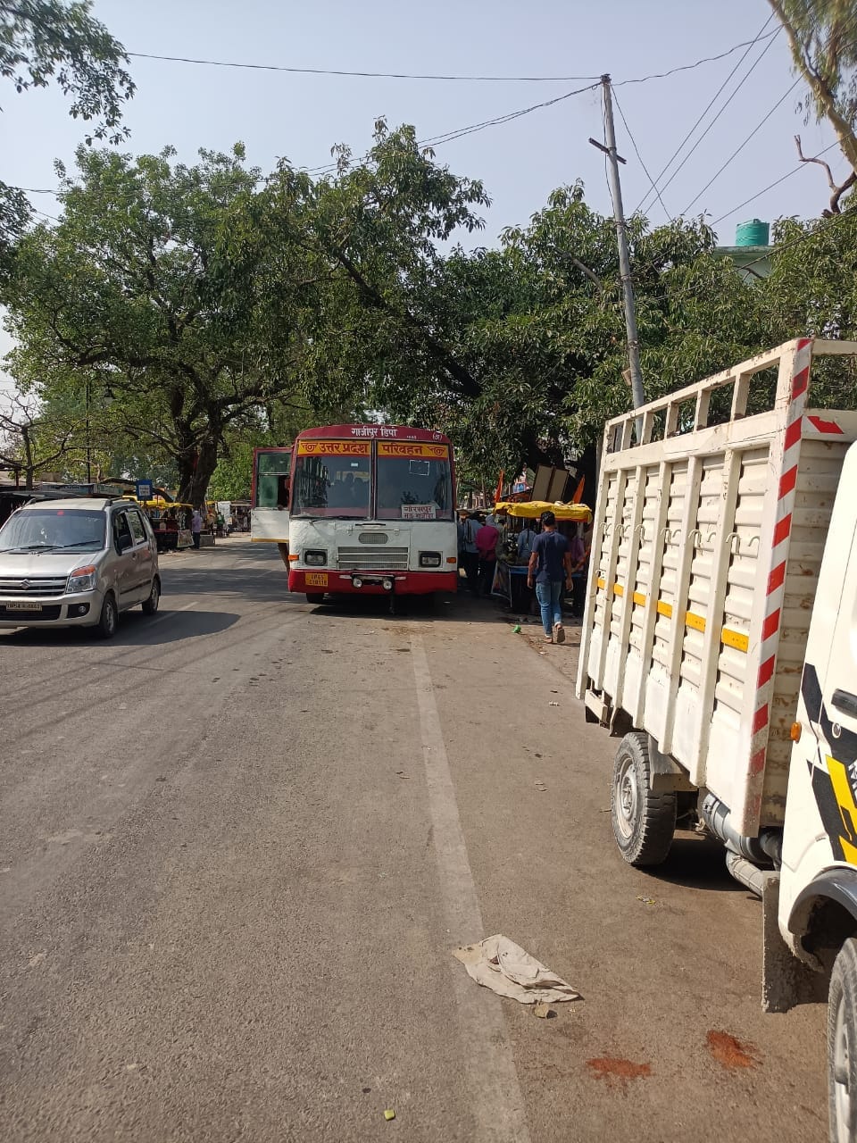 Roadways buses going from other routes leaving the prescribed route
