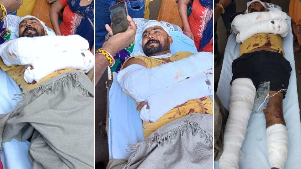 Attacked on General Secretary of youth Congress in Chandigarh