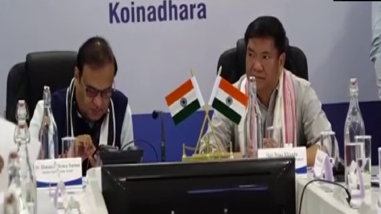 Assam CM Himanta Biswa Sarma meets Arunachal Pradesh Pema Khandu says district evel committees to be formed to resolve border disputes 