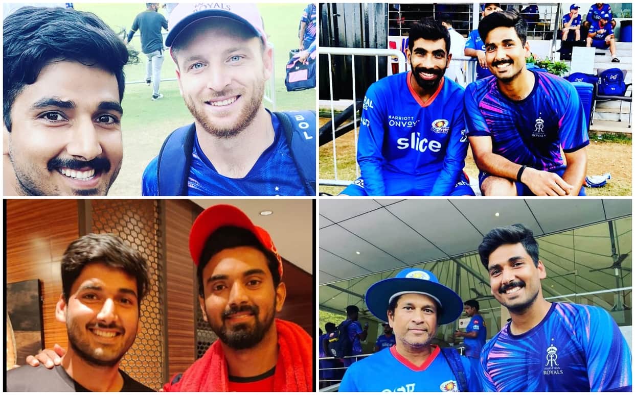 IPL 2022 Orange cap holder Jos Buttler net bowler Chandauli resident pratik kumar joins Rajasthan Royals team for second time