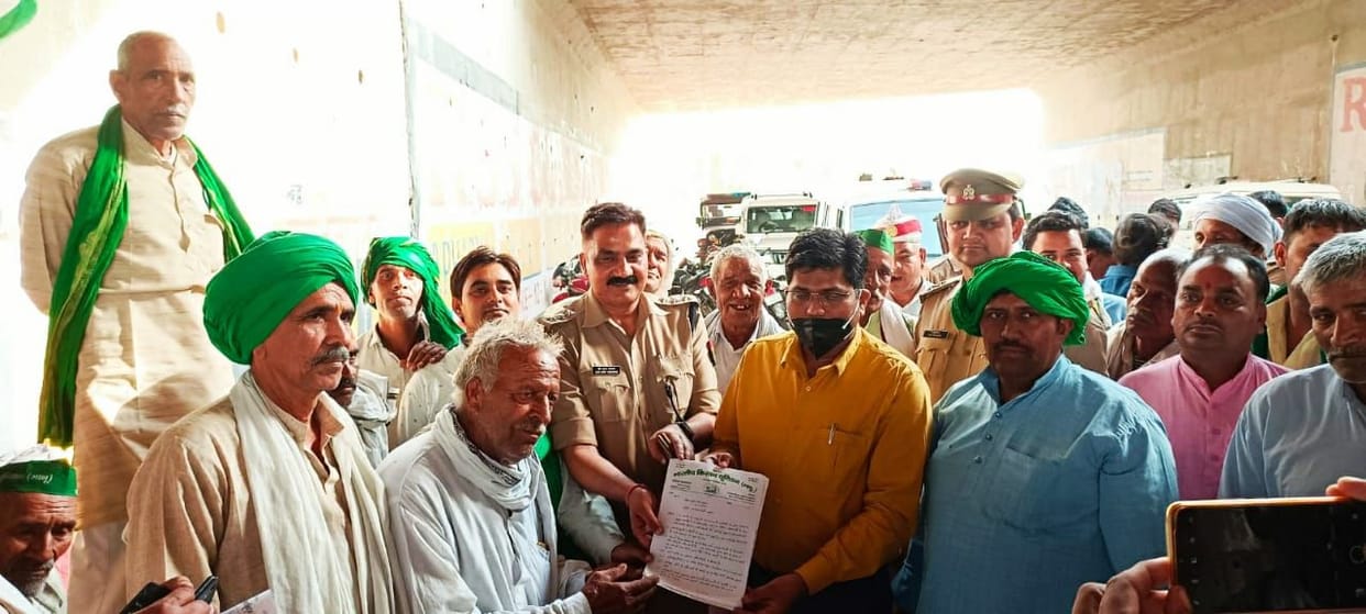 Mathura: On the assurance of SSP, Bhakyu Bhanu's dharna postponed