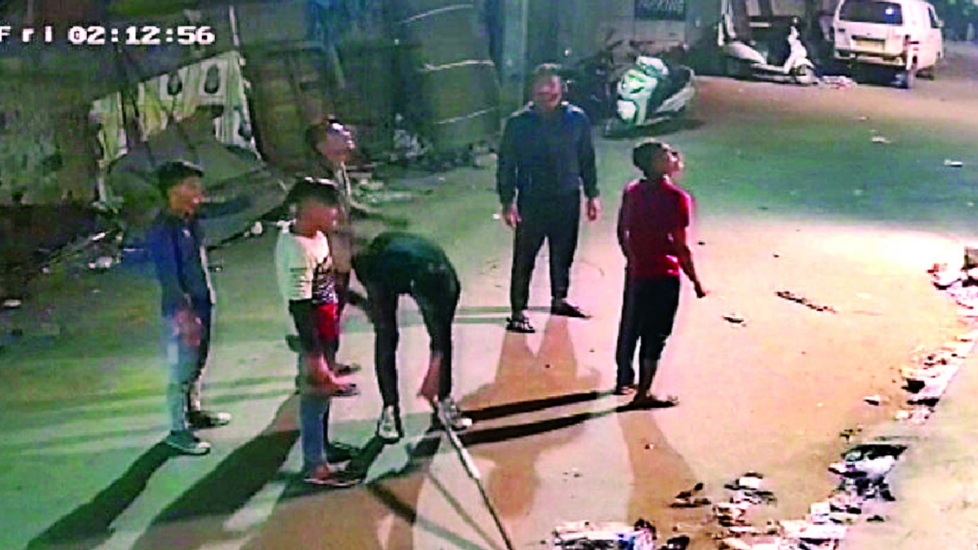 Delhi Jahangirpuri Violence CCTV footage went viral A day before violence youths were arranging sticks
