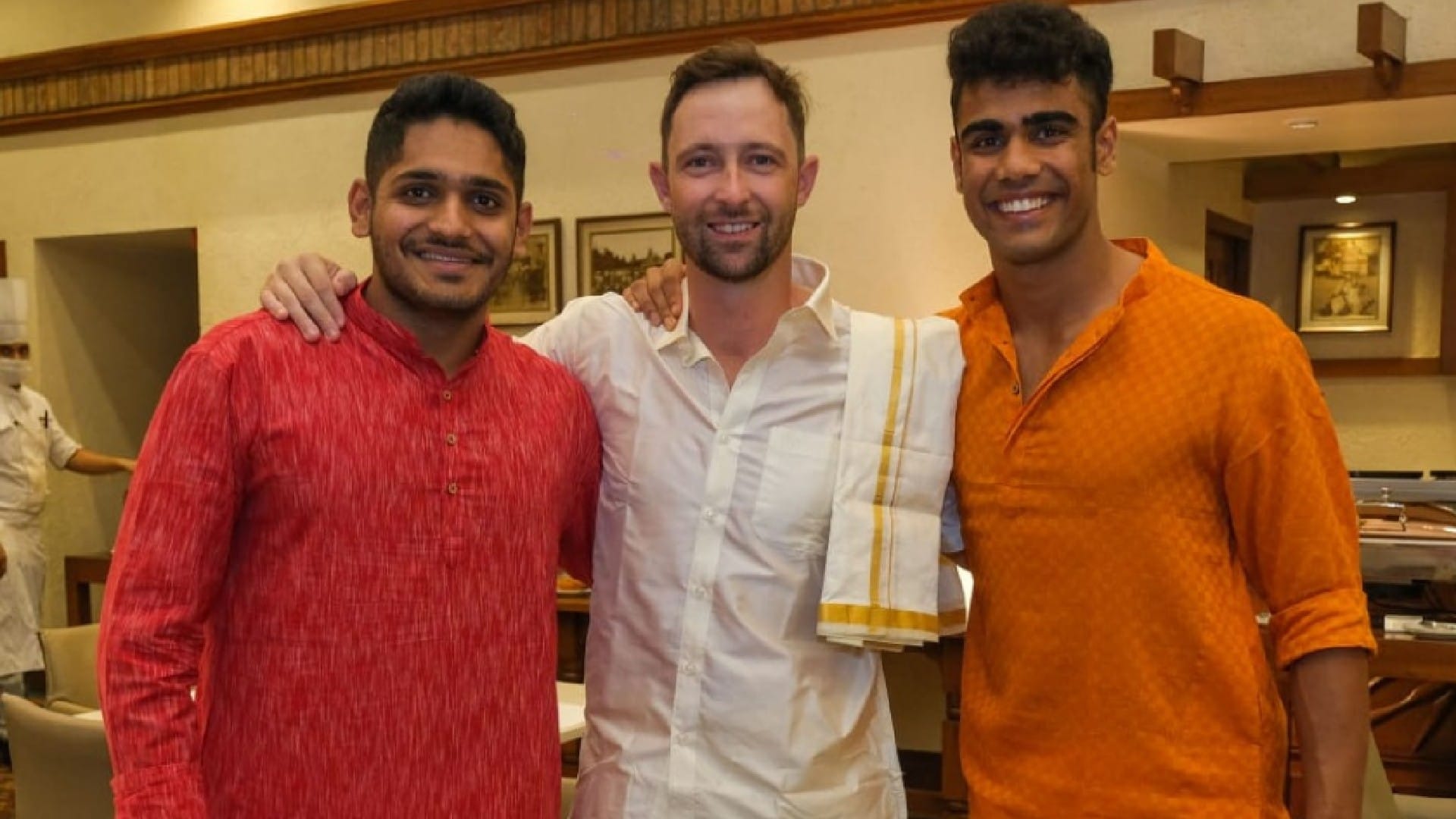 Devon Conway Pre wedding celebration happened in true chennai attaire