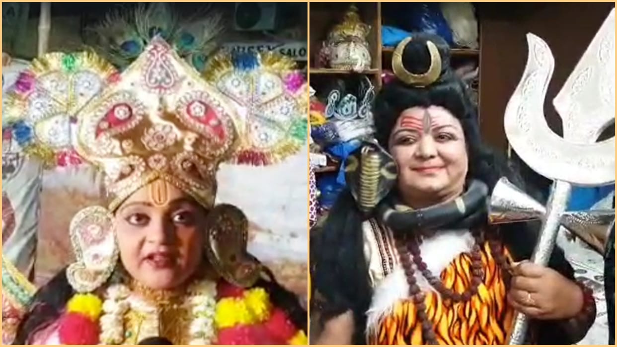 Dhinga Gavar Puja in Jodhpur women beat bachelor youths with stick