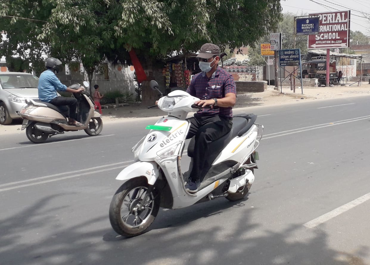 Demand for e-scooty increased