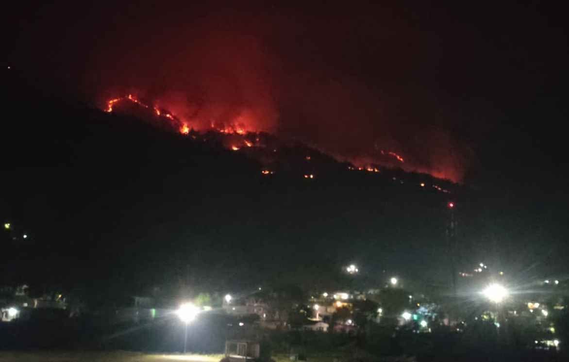 Fire At Kapkot Forest