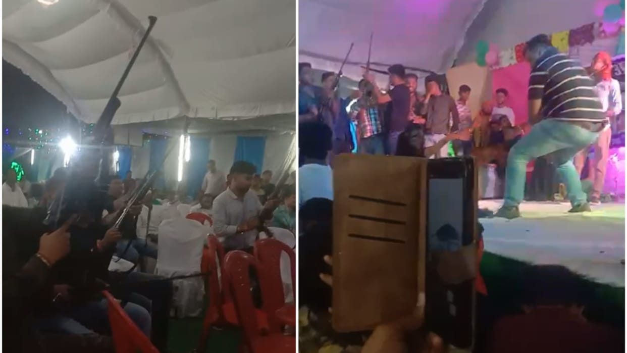 Video viral in Morena firing of bridesmaids, police engaged in investigation