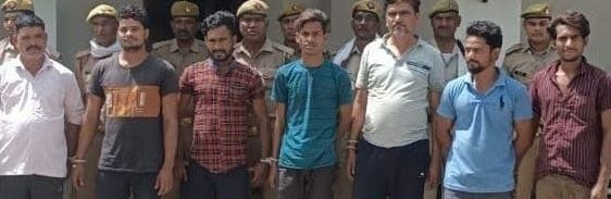 Kanpur Dehat : Seven miscreants of diesel thief gang arrested, one truck, three pistols, 240 liters of diesel recovered