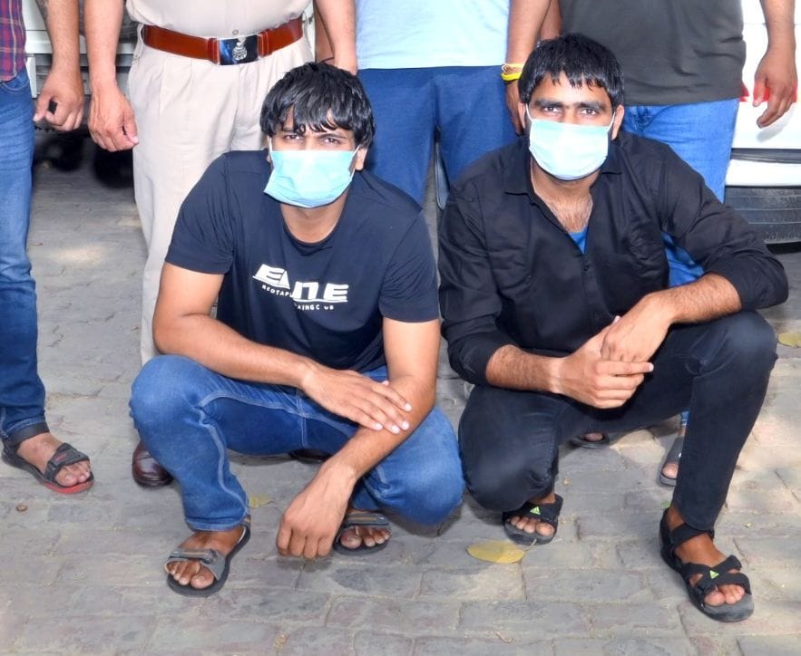 Two accused were taken from jail on production warrant