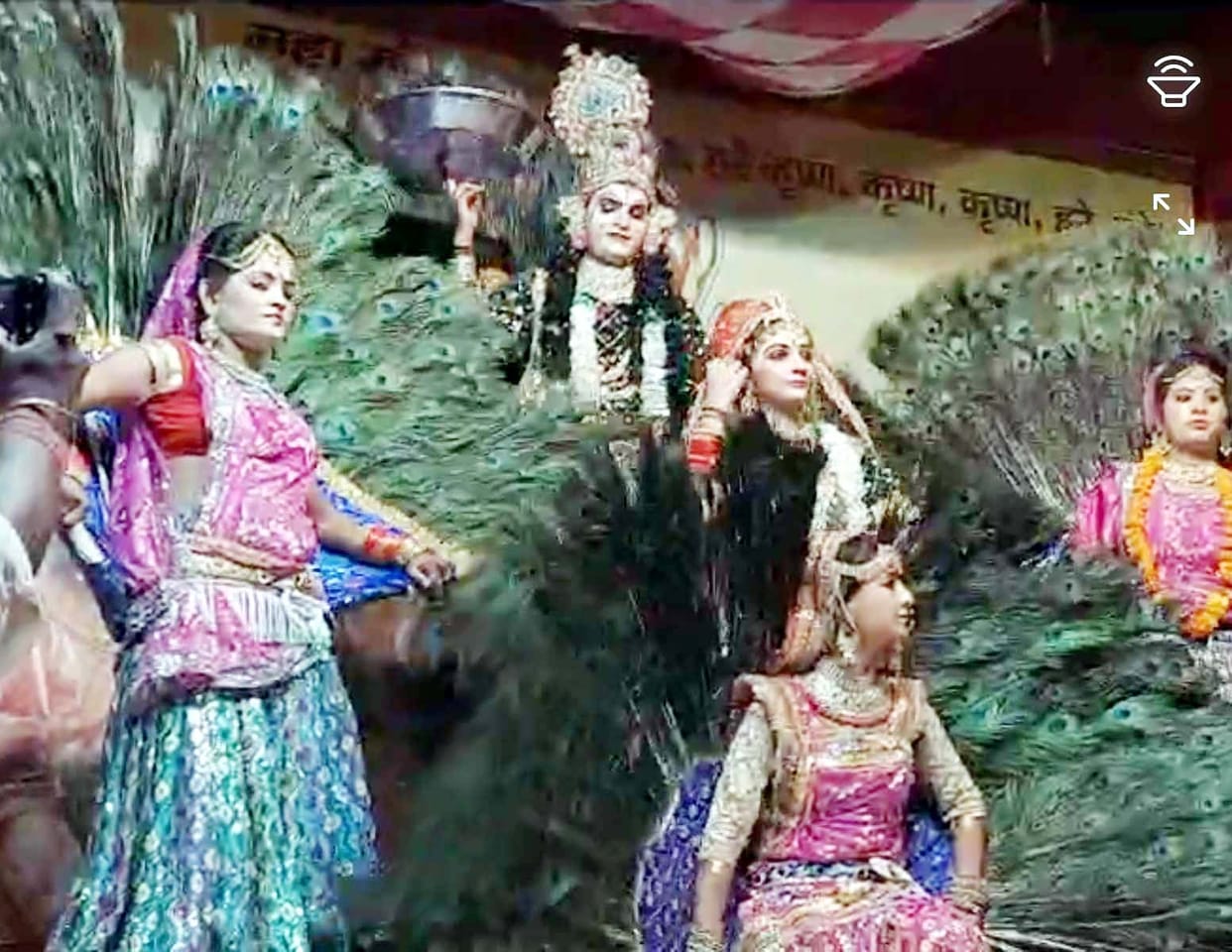 Beautiful tableaux presented in Rasleela fascinated me