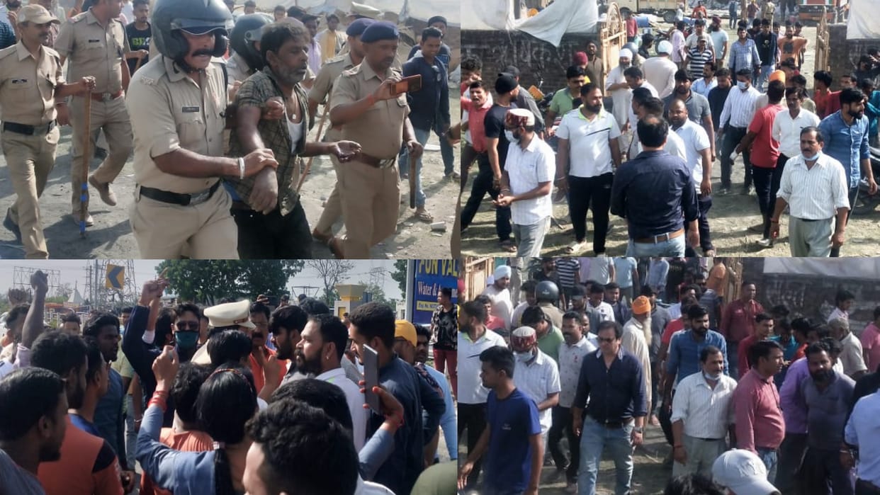 Beef stuffed found in Bag in scrap shop, Hindutva organizations ruckus in Uttarakhand Doiwala, See Photos