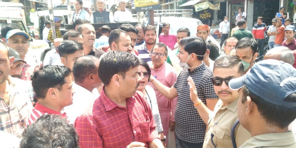 Protest over Meat Shops