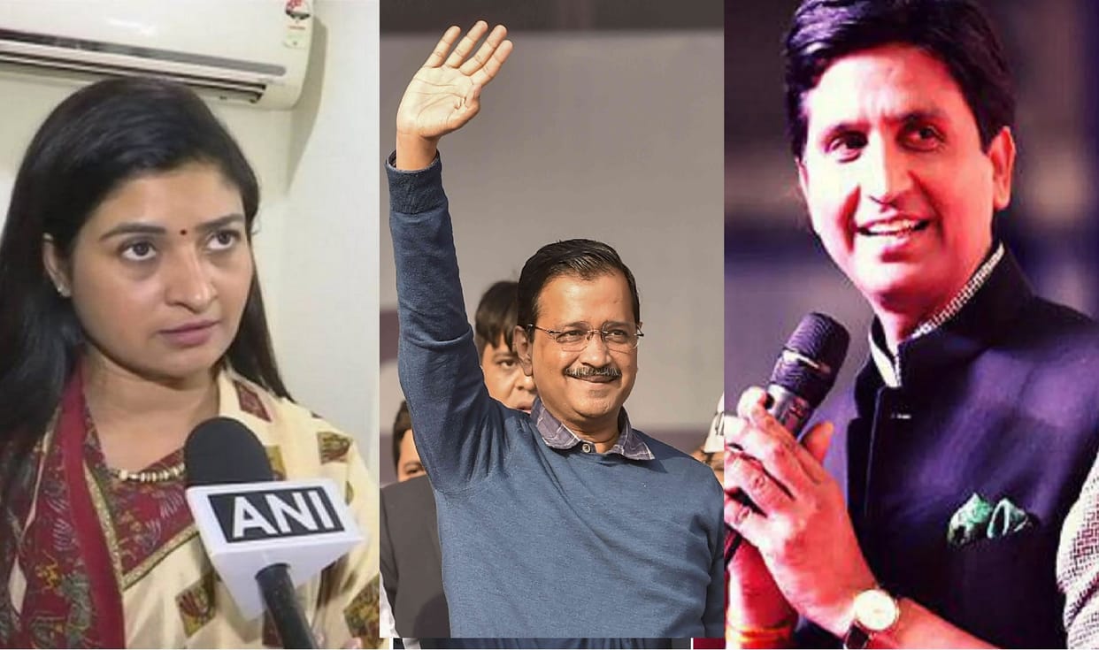 Punjab Police serves notice to Congress leaders Alka Lamba and Kumar Vishwas for their remarks on Arvind Kejriwal
