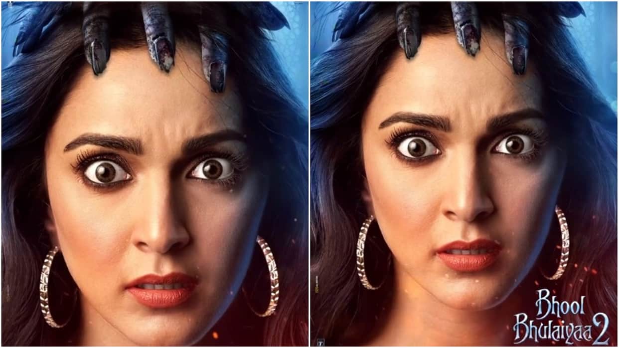 Kiara Advani shared her first look from the film Bhool Bhulaiyaa 2