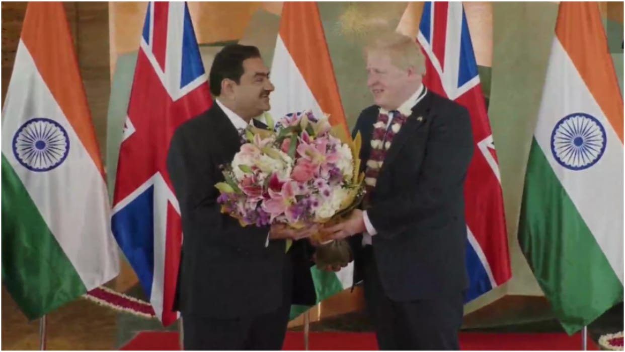 uk pm boris johnson met gautam adani in ahmedabad discussed many important issues