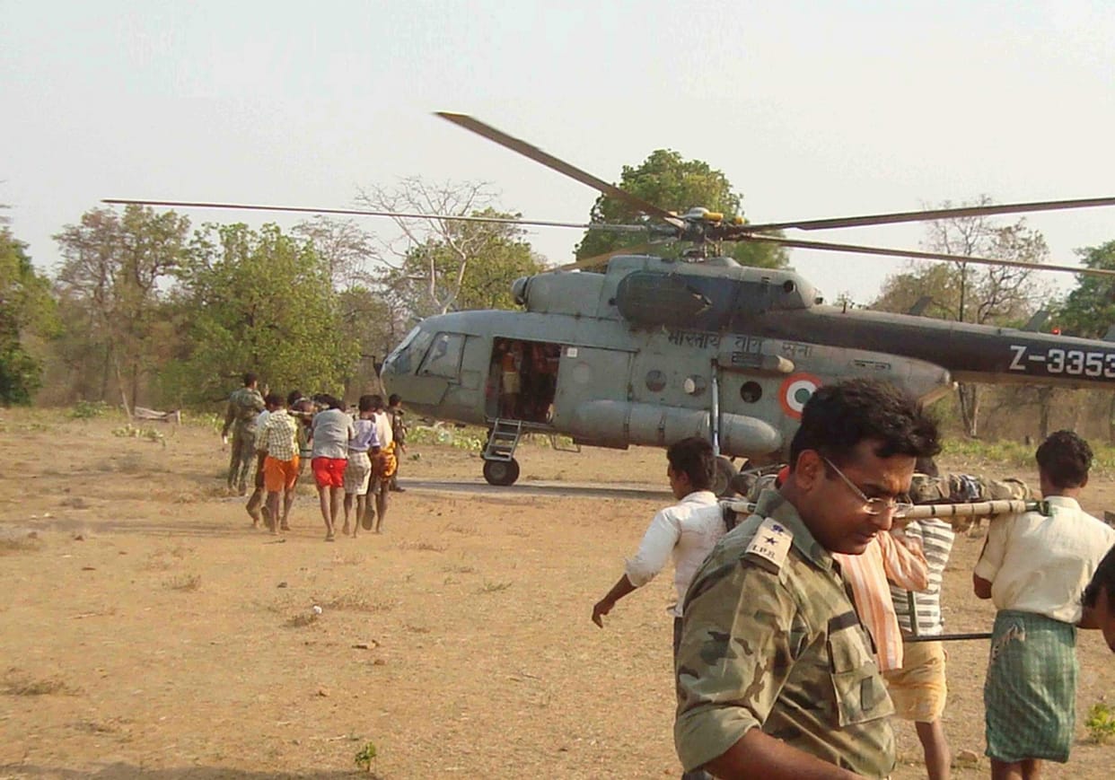 government approved an amount of Rs 150 crore for providing helicopter facility to security forces in Naxal-affected areas to deal with any emergency