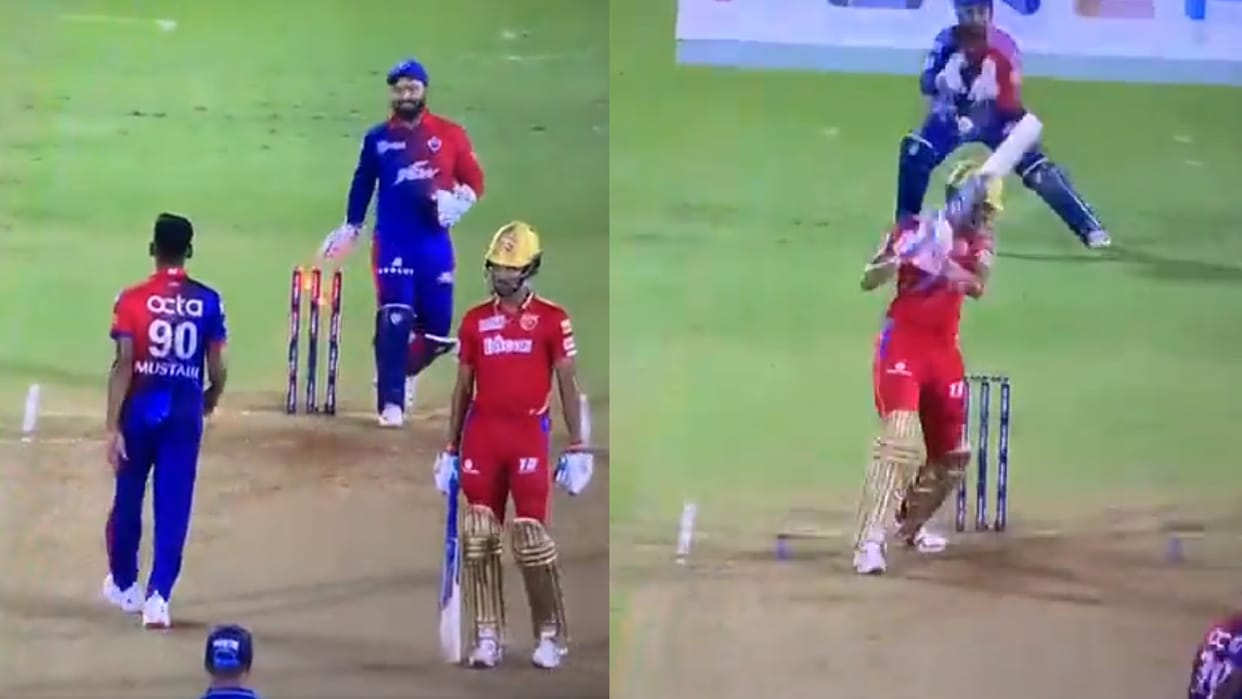 Rishabh pant run out Arshdeep singh in DC vs PBKS match watch Funny video of PBKS inning