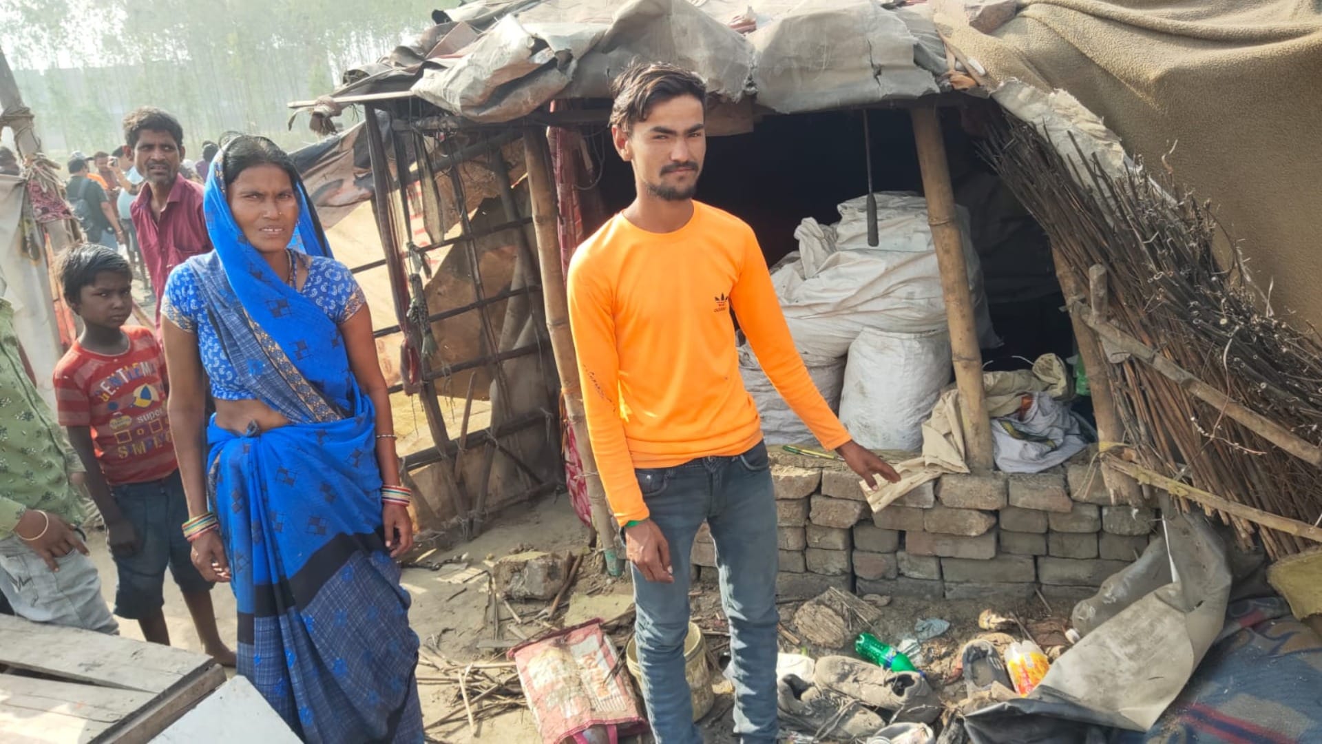 Seven members of a family were burnt alive after a fire broke out in a hut in Ludhiana of Punjab