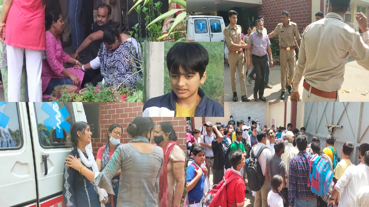 Ghaziabad Accident Father had seen Anurag face four days ago, women showered slippers on principal