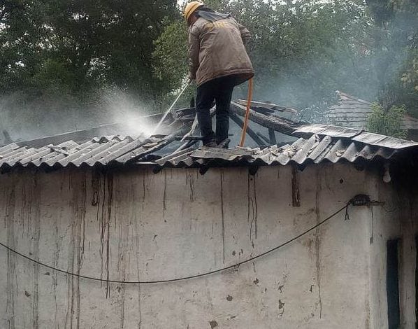 Kitchen burnt in Chautara's pasal