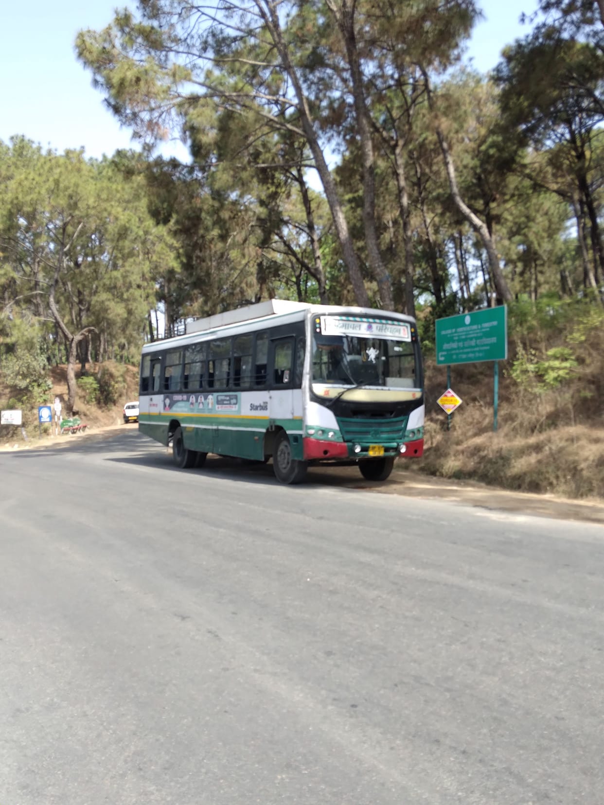Government buses gasped midway, passengers remained in trouble at night