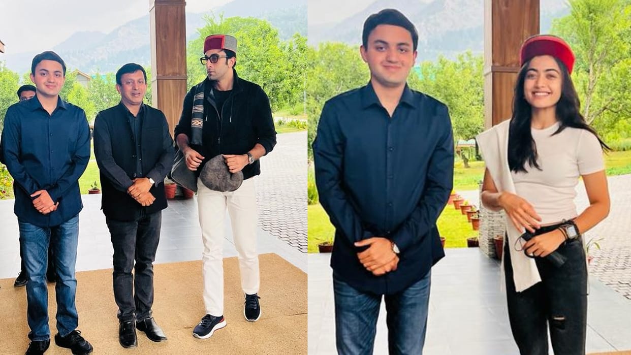 actor ranbir kapoor and actress rashmika mandanna in Manali for animal movie shooting