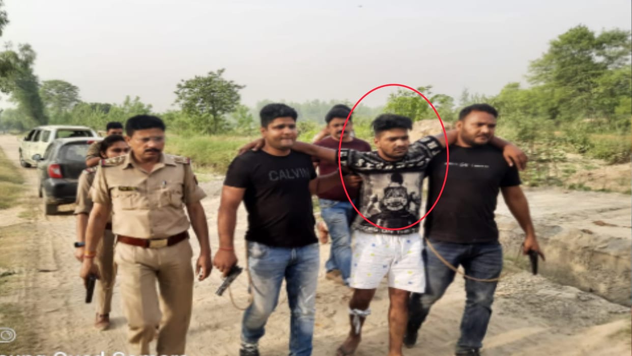police encounter in Saharanpur: one crook injured and another absconding