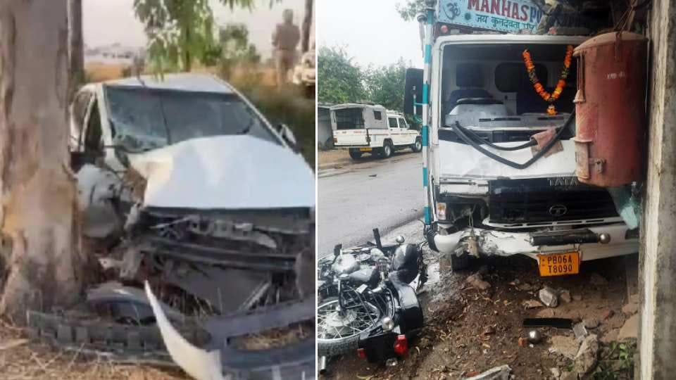 Five died in different road accidents in Punjab