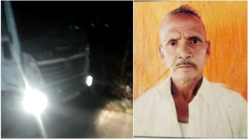 A man sleeping on chaarpai trampled by dumper in tundala firozabad