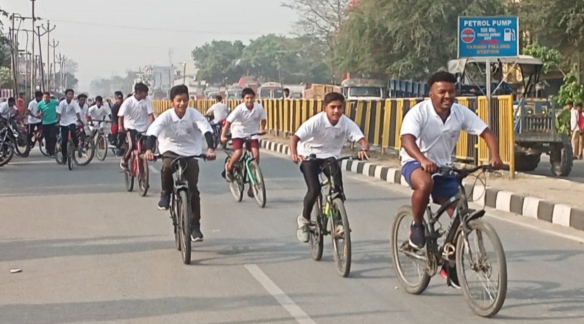 Cycling in Tanakpur