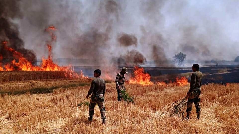 Massive fire broke out in textile factory in Ludhiana