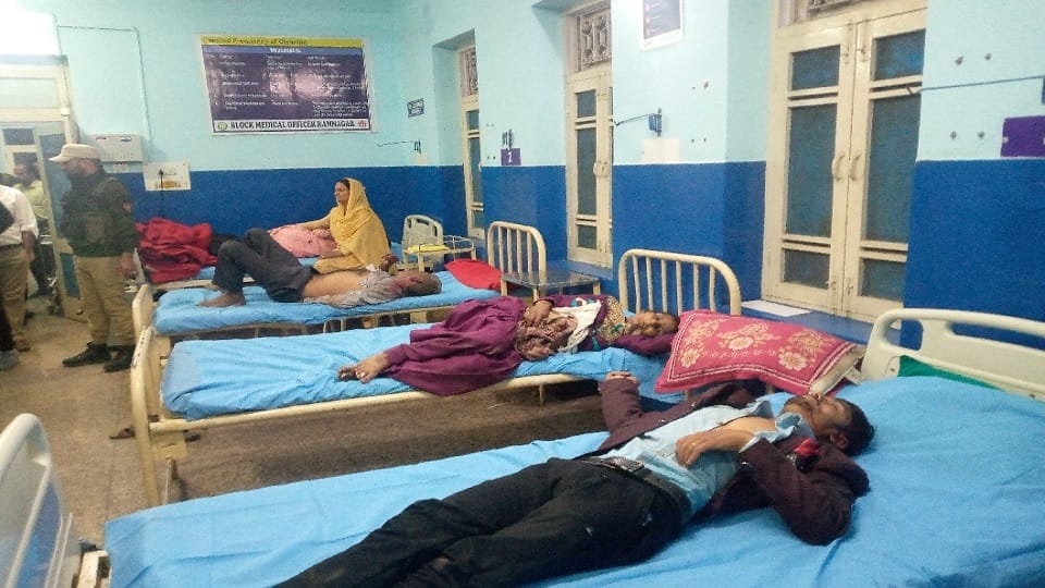 Baraat bus fell into a ditch in Udhampur, two died