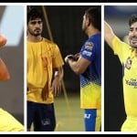 महेंद्र सिंह धोनी के साथ मुकेश चौधरी