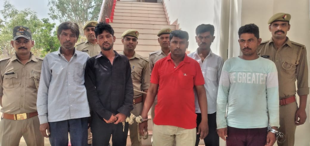 thief gang catched by kishni police