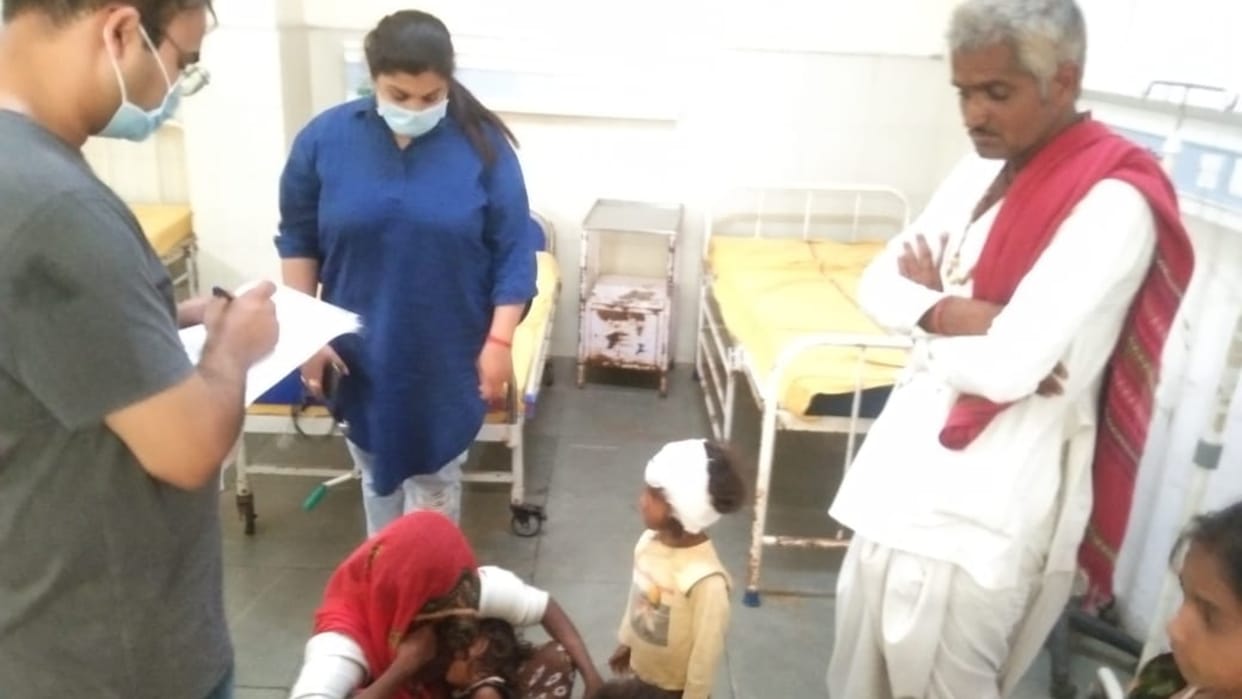 Roadways bus hit tractor-tally in Jhajjar of Haryana, one died and seven injured