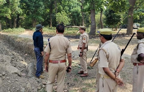 Forest Department dug 36 km long trench in Bhira range