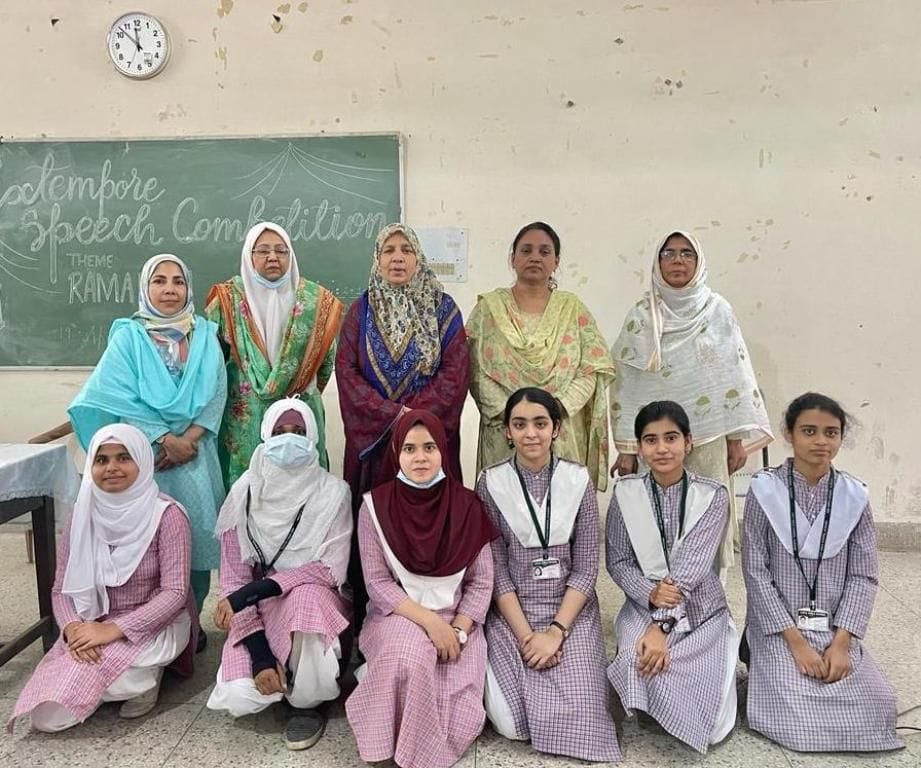 Daniya topped the speech competition