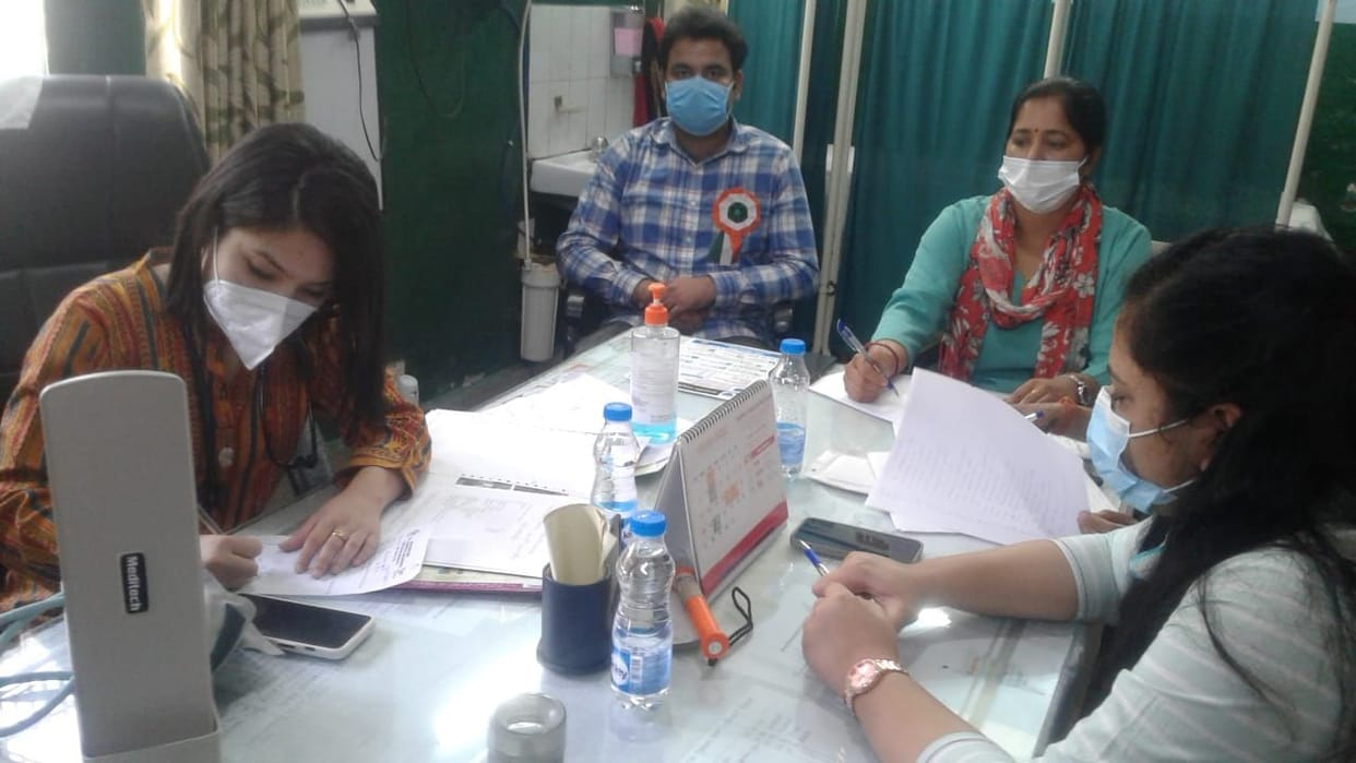 Eye and bone patients found more in health fair in baldwadi mandi