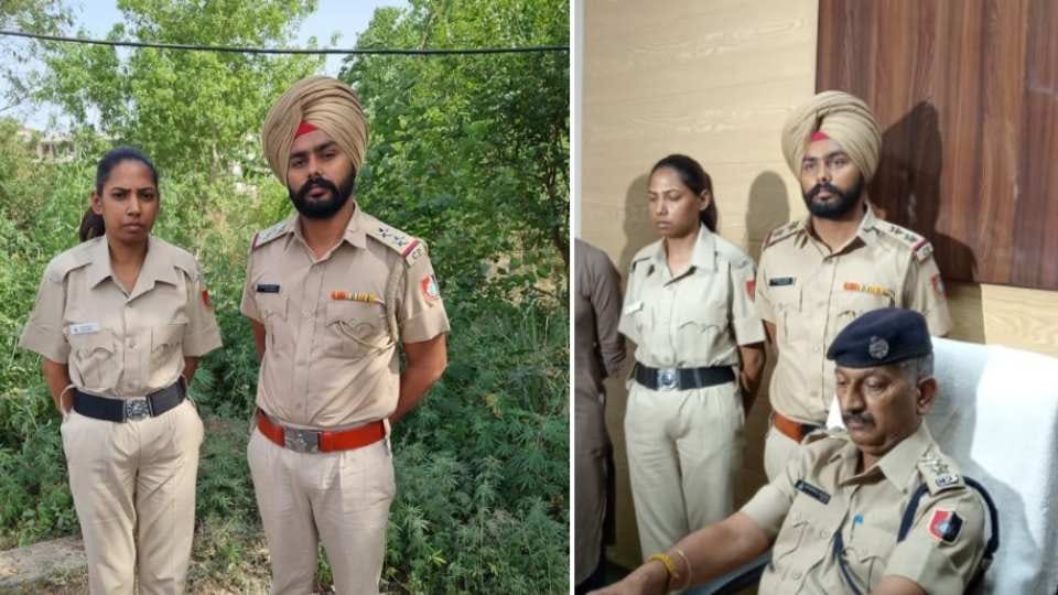 Chandigarh Police caught fake sub inspector and female constable