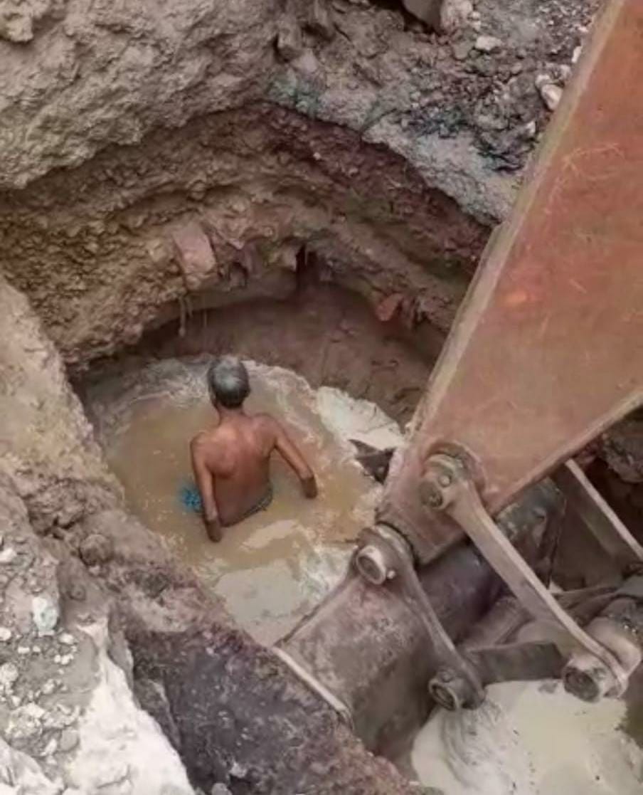 Wood hit in broken pipeline, water supply of seven localities disrupted