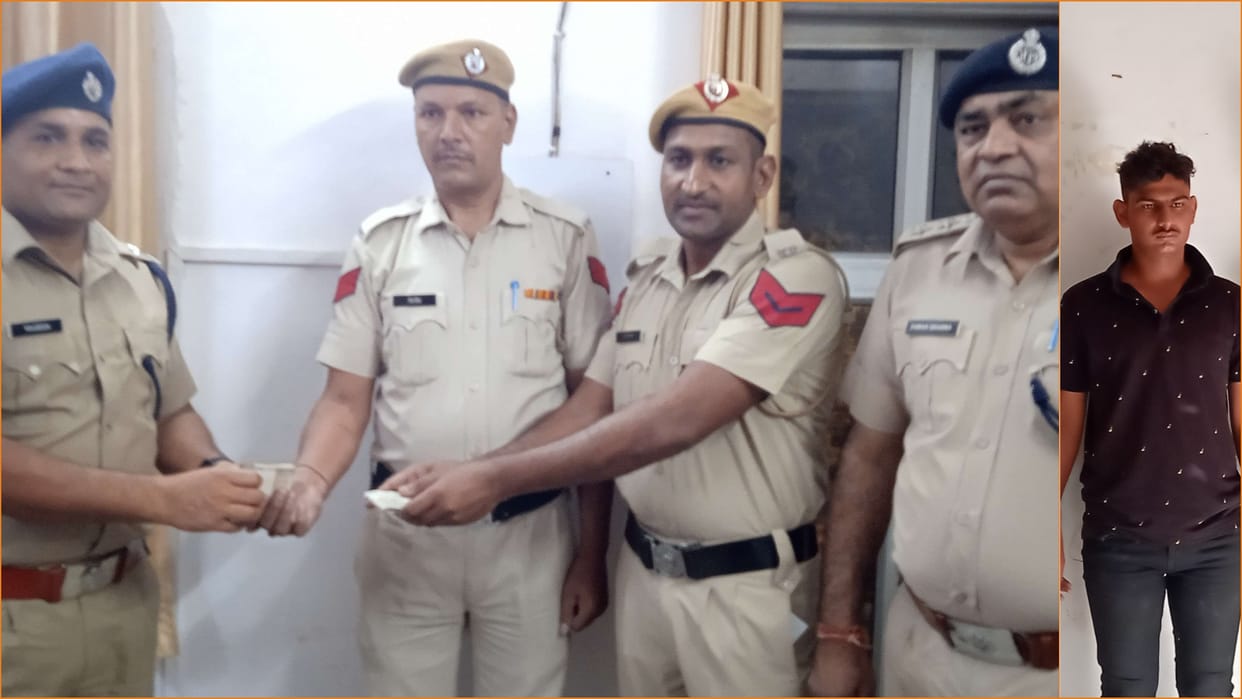 Police caught the crook who came to kill gangster Naveen Bali in Bahadurgarh of Haryana