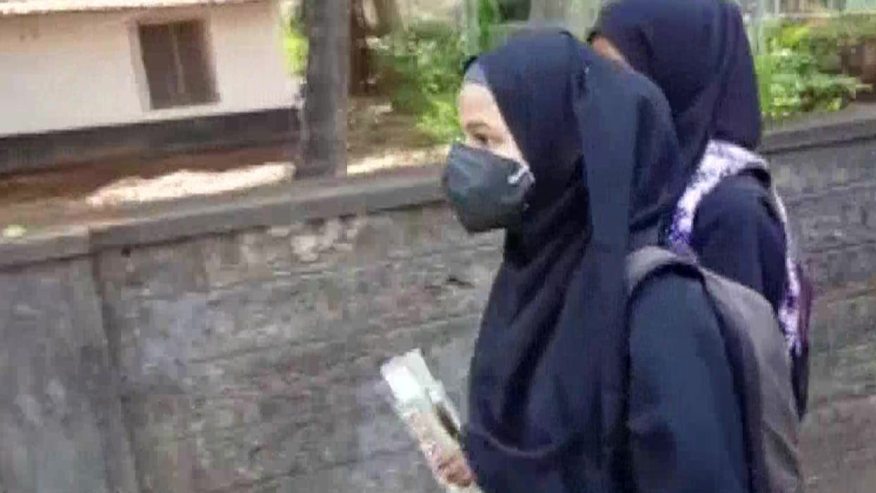 Hijab Row Two students leave PUC exam centre when centre not permitted to give exam wearing hijab