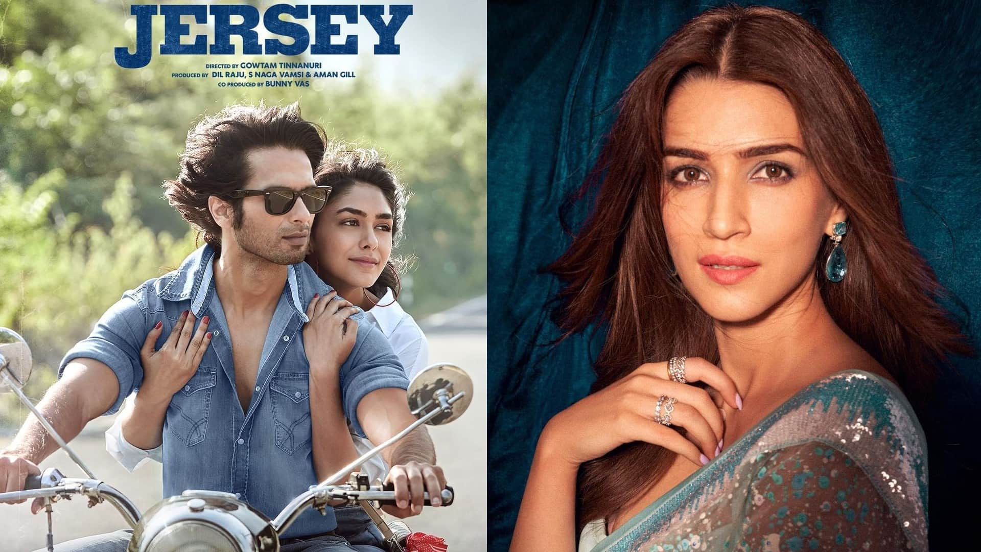 kriti senon praised shahid kapoor film jersey actress says A Beautiful film that put a smile on my face