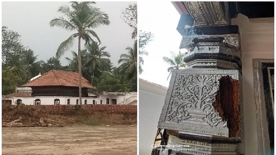 Hindu temple like structure found during renovation of mosque near Mangaluru
